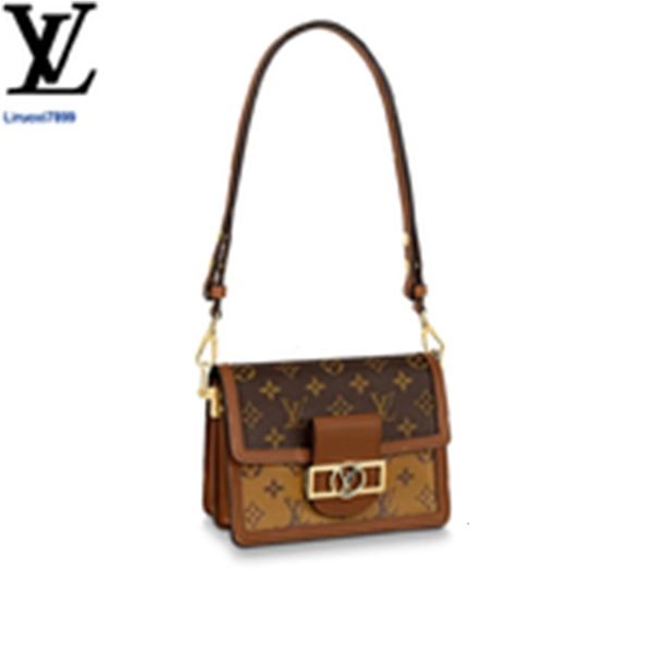 

handles brand clutches designer cross luxury 5n7p bags m44580 bag mini dauphine shoulder women totes handbags body iconic bags evening