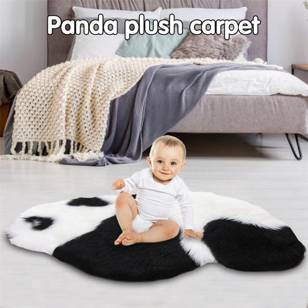 

carpets panda carpet super soft modern living room bedroom anti skid mat fluffy floor decor rugs children doormat