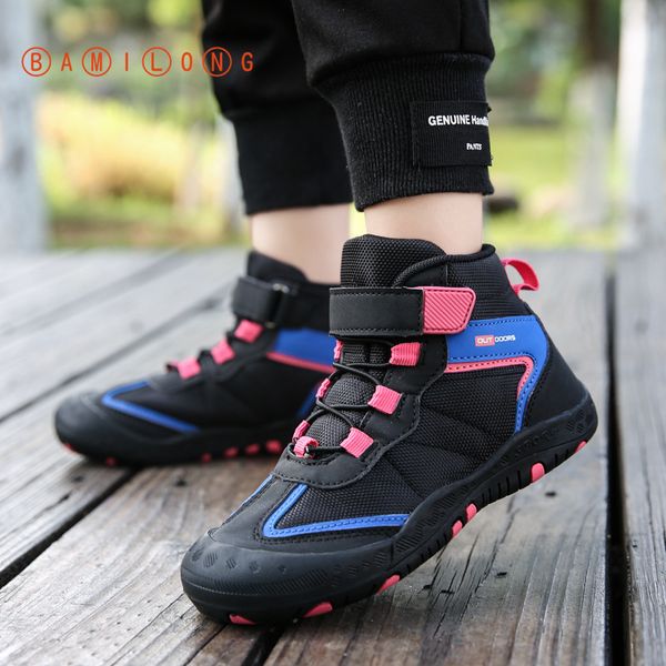 

bamilong new kids fashion sneakers girls walking soft bottom sports running shoes casual high-boys basketball sneakers b292 210303, Black