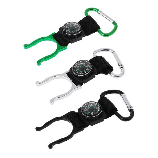 

aluminum alloy buckle hook water bottle holder compass carabiner backpack hanger alumin jllgyv
