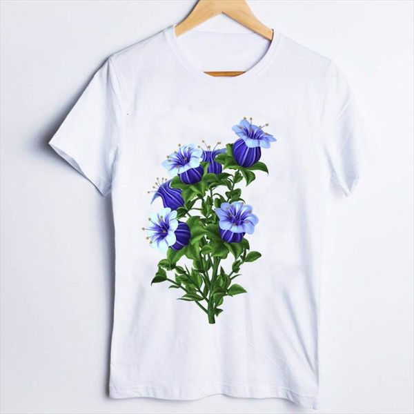 

tees for men print elegant t shirts vacation beach flower floral casual ladies shirt clothes lady clothing female, White;black