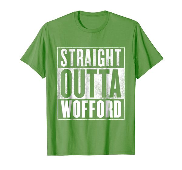 

wofford t-shirt - straight outta wofford shirt, White;black