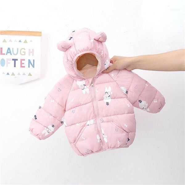 

down coat 2021 autumn winter hooded baby jackets for kids boys girls cartoon soft cotton warm coats outerwear clothes 0-4y1, Blue;gray