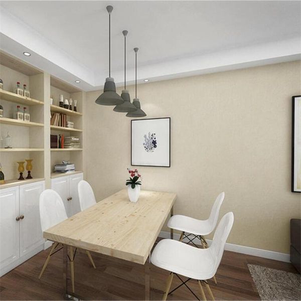 

shuhiko solid color wallpaper modern minimalist bedroom living room studio background nordic style log color wallpaper