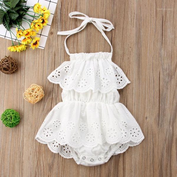 

girl's dresses 0-18m toddler born baby girls sling sleeveless hollow romper dress summer princess1, Red;yellow