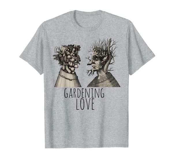 

funny gardening gardeners i love gardening farmer plant love t-shirt, White;black