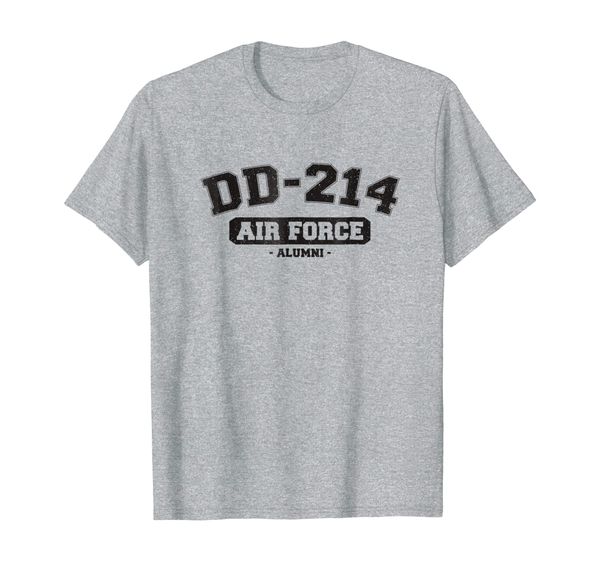 

dd-214 us air force usaf alumni vintage t-shirt, White;black