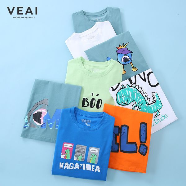 

shu yuxuan 6 summer korean and new boys girls short sleeve middle school children's cotton cartoon letter t-sh, Black;white