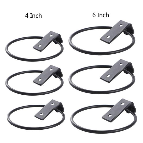 

hooks & rails 3 pack plant holder ring flower pot wall mounted planter