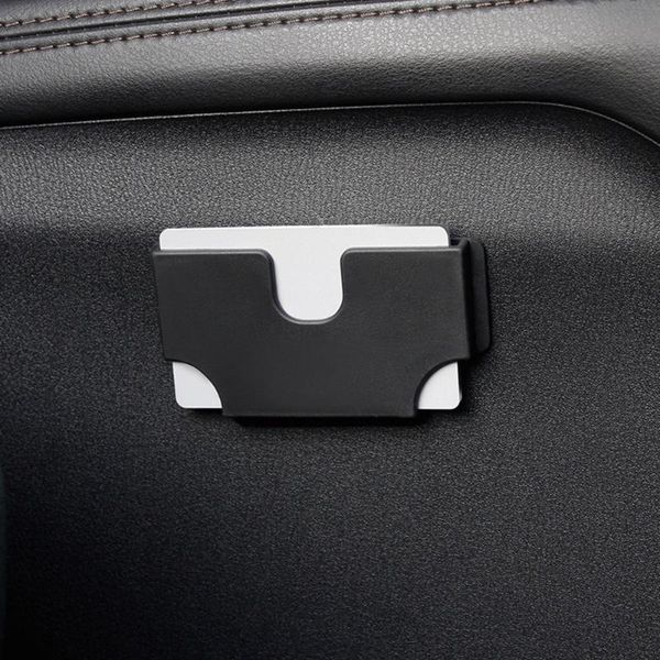 

car organizer black storage box business card holder inserter bill