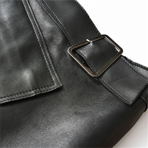 

2021 new real fashion genuine sheep leather g18 dfpn, Black