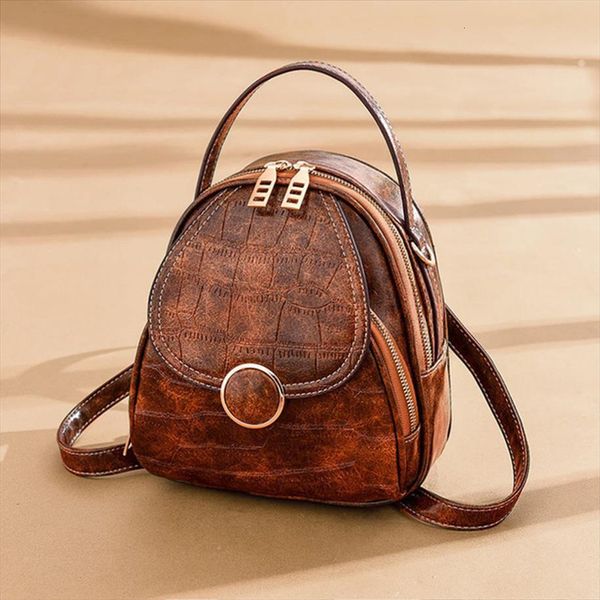 

fashion trend women backpack autumn harajuku style casual ladies bags zipper buckle design classic small backpacks