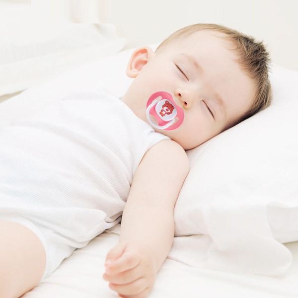 

pacifiers# baby pacifier set sleeping nipple cartoon soft safety silicone chain combination storage box kids feeding accessories