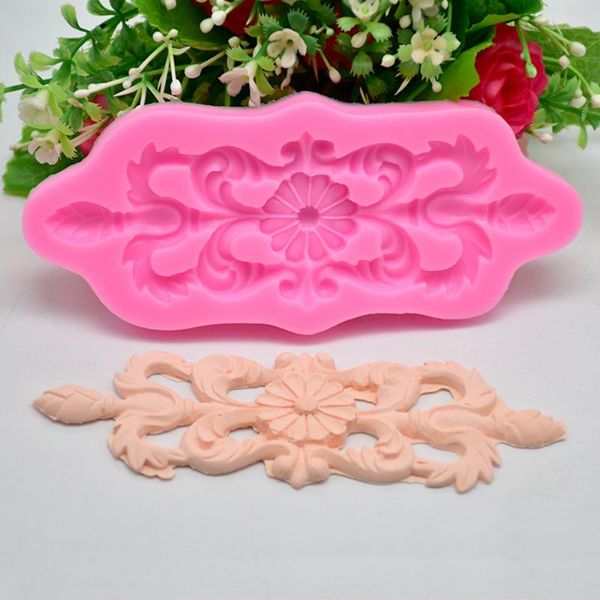 

baking & pastry tools 2021 3d lace flower silicone cake mold diy fondant chocolate decorating