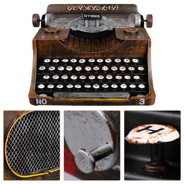 

craft tools 1pc vintage typewriter iron art manual po prop