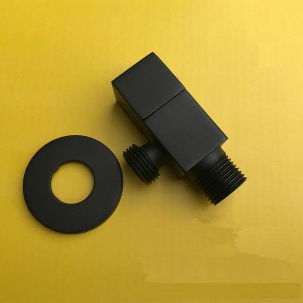 

kitchen faucets mttuzk solid copper black matte square angle valve thickened faucet water and cold through the explosion
