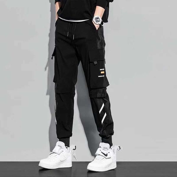 Streetwear männer Cargo Hosen Multi-Tasche Jogginghose Männer Mode Hip Hop Hosen Männlich Schwarz Oversize Neue Jogging Hosen 5XL X0723