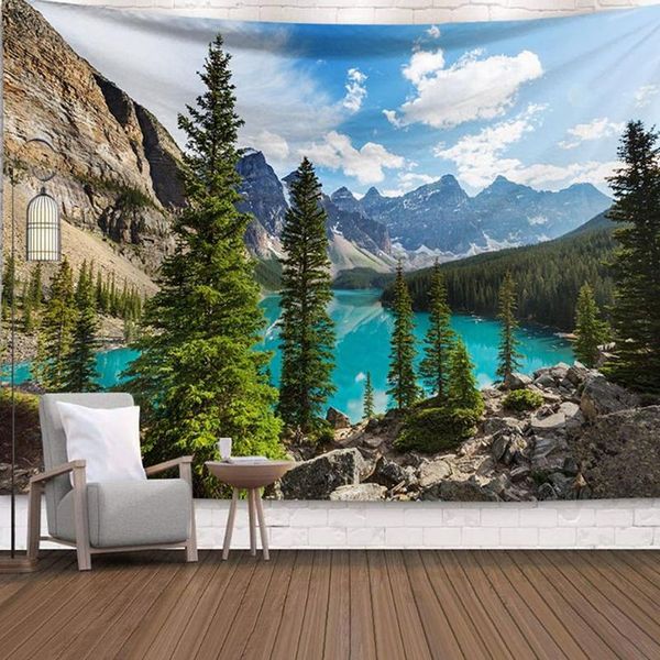 

tapestries big tapestry beautiful natural forest printed wall hippie hanging bohemian art decor iving room