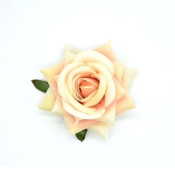 

5pcs artificial flowers for wedding christmas home decorations silk roses diy a cap gifts wreath fake flow jlljom