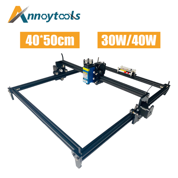 

machining annoytools 40*50cm laser engraver 2 axis cnc wood router cutter printer diy deskengraving cutting machine 30w/40w