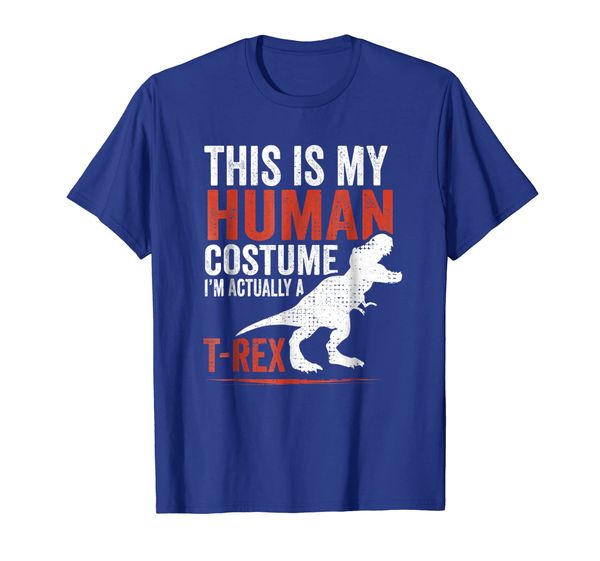 

this is my human costume i'm actually a t-rex shirt, White;black