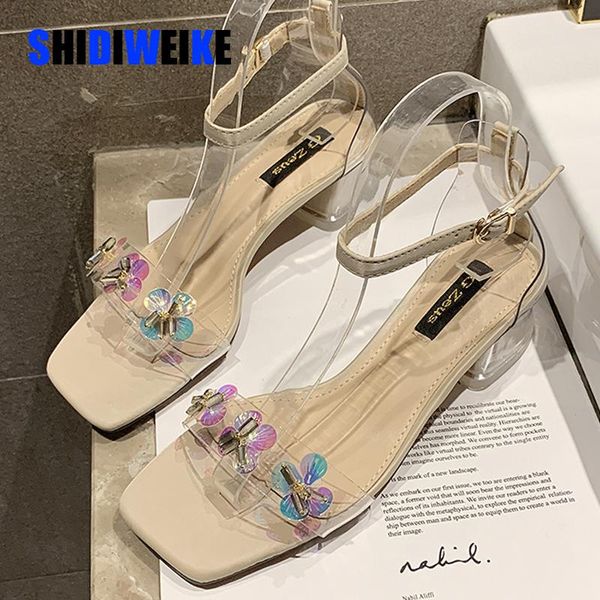 

dress shoes women 3.5cm square heel buckle strap sandals ladies fashion bling round toe ankle pumps ab119, Black