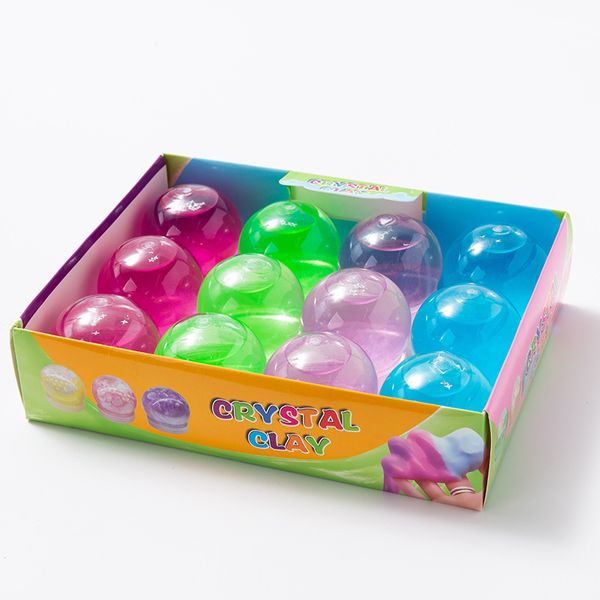 

clay dough modeling slime foaming glue pearlescent colorful crystal mud color toy non-toxic environmental protection liquid clean snot child