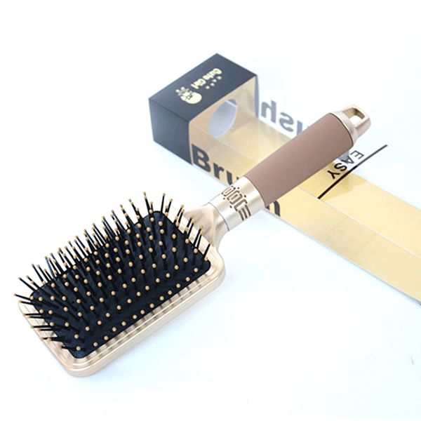 

comb women hair scalp massage comb bristle nylon hairbrush wet curly detangle hair brush for salon hairdressing tools