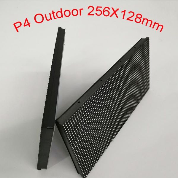 

outdoor commercial rental led display board p4 panel 256x128mm size full color led matrix module shenzhen manufacturer
