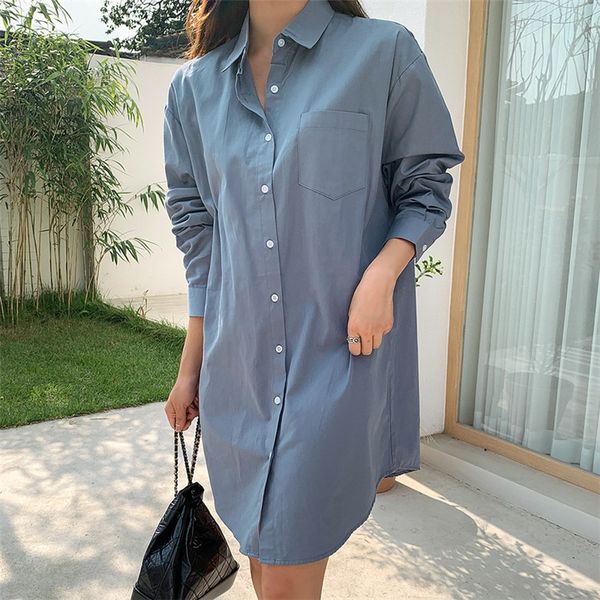 

new 2021 minimalist office lady plus streetwear gentle all match fashion female elegance blouses women chic basic shirts qpg5, Black