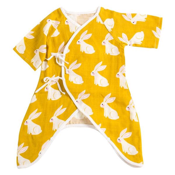 

footies baby hand-wrapped hattle sleeve clothes cotton climbing butterfly monk anti-grab born, Blue