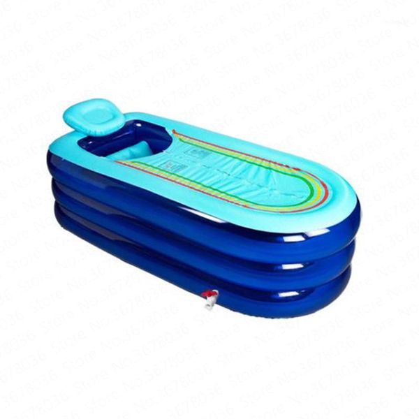 

bathing tubs & seats extra long steam sauna box inflatable bathtub household fumigation folding steamer thickening1