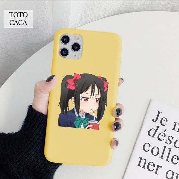 

llsif nico yazawa grumpy phone protection soft case for samsung a20 a30 a40 a50 a51 a70 s8 s9 s10 s20 plus