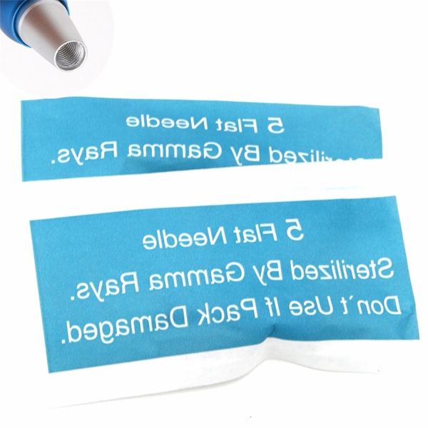 

50pcs tattoo machine digital liberty makeup 5 flat tattoo needles cartridge for eyebrow/lips ing