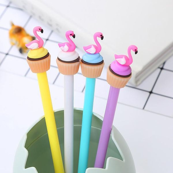 

gel pens ellen brook 1 pcs stationery cute kawaii flamingo ice cream school office supplies creative sweet pretty lovely platter pen