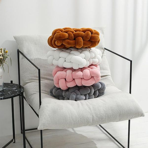 

cushion/decorative pillow sofa cushion back pillows living room decoration armchair sleeping indoor floor mat seat winter plush knot