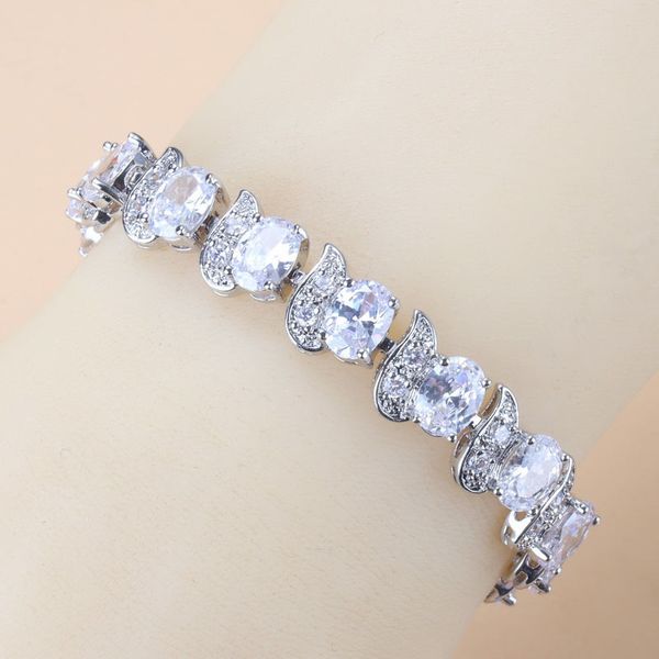 

13-colors fine jewelry women wedding accessories 925 silver white bracelet and bangles adjustable length 18+3 cm, Golden;silver