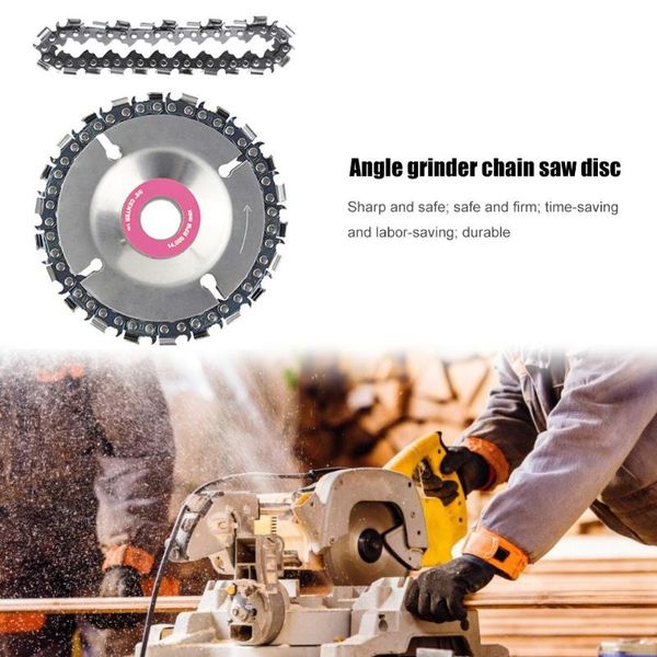 

professional hand tool sets 4pcs grinder chain disc set wood shaping for angle polishing grinding with replacement gloves carving tools