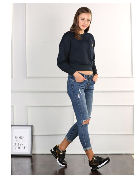 

2019 women running shoes air cusion gold glitter active rainbow women sneakers trainer increased 6cm inside size #35-40