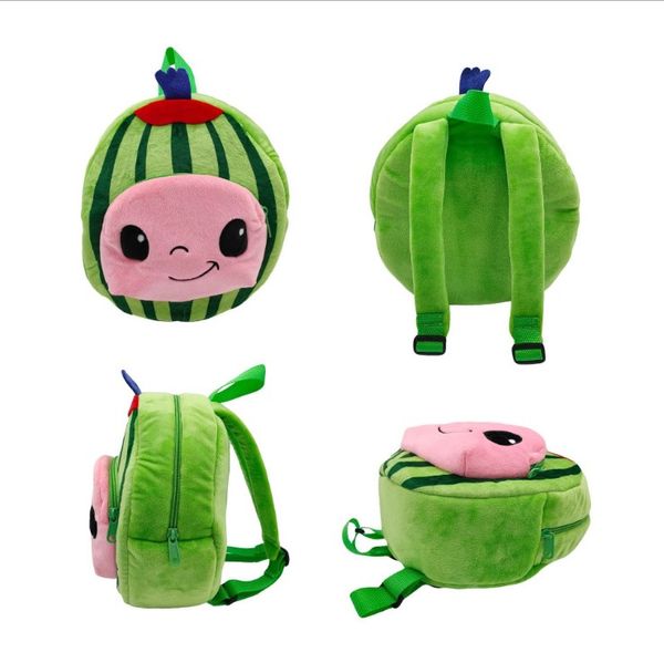 

boy girls backpacks fashion cartoon kids schoolbag ins baby anime style fuzzy soft bags cute children shoulders backpack f482