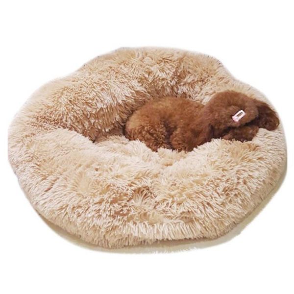 

kennels & pens super soft dog bed washable long plush kennel deep sleep house velvet mats sofa for chihuahua basket pet
