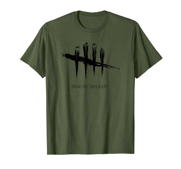 

dead by daylight black t-shirt, White;black