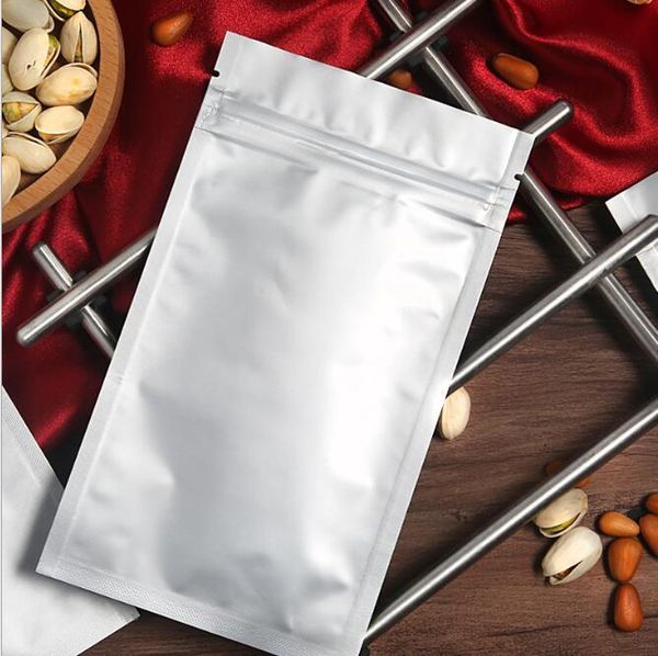 

gift wrap 10pcs aluminum foil flat bottom bag small food packing pouch smell proof powder coffee tea storage bags