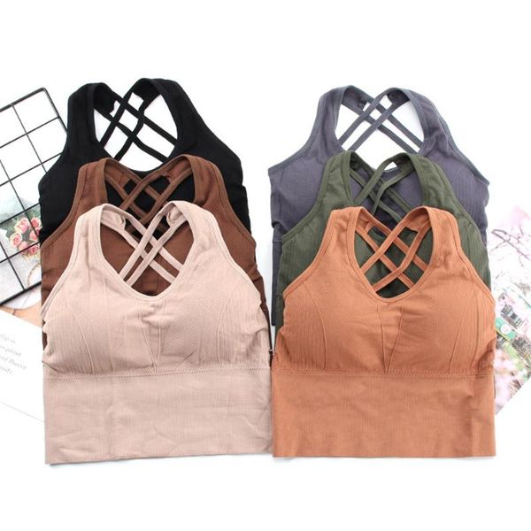 

women bra cross back underwear padded  crop wireless ladies lingerie breathable home underwear leisure bras, Red;black
