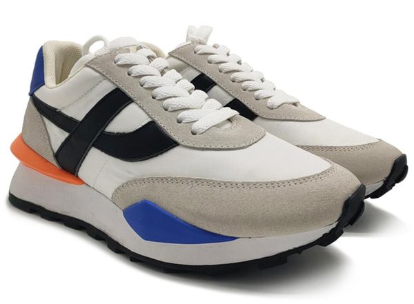 

thick-soled couple lace-up color matching lightweight low-shoes shallow mouth casual all-match sports boots, Black