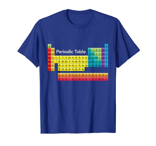 

Color Periodic Table of Elements T-Shirt, Mainly pictures