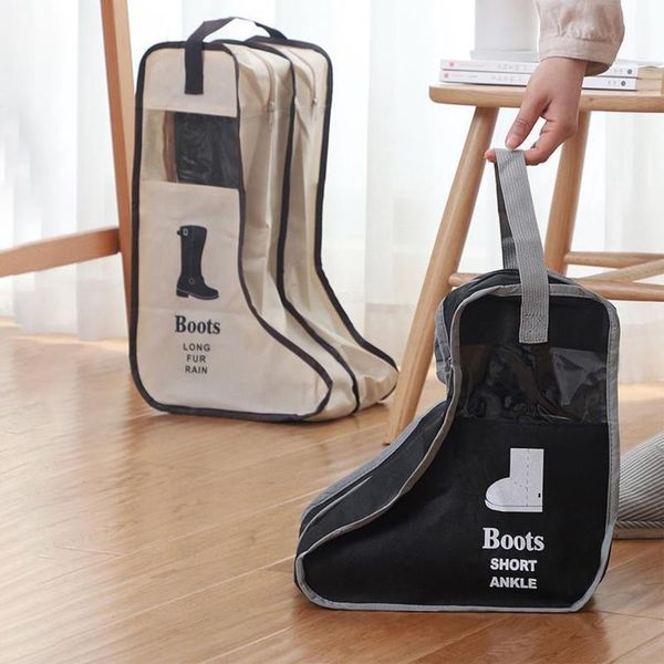 

storage bags 1pc portable shoes bag travel dustproof waterproof long boots organizer foldable covers