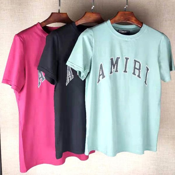 

men's t-shirts 2021 print short sleeve quality cotton loose couple's t-shirt streetwear mens women's tshirt, White;black