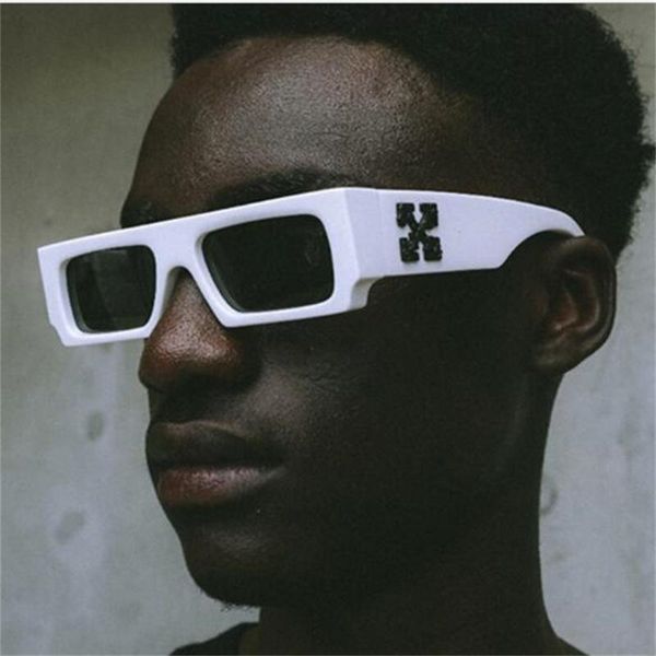 

outdoor eyewear 2021 summer fashion sunglasses women trendy rectangular plastic glasses uv400 men and leisure sunshade mirror