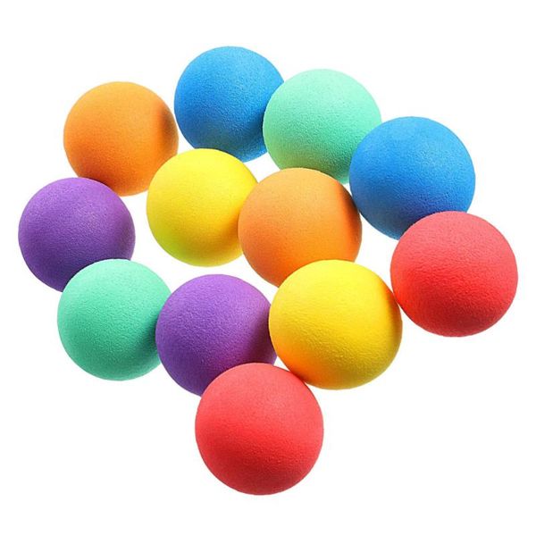 

golf balls 24pcs funny stress small colorful eva sponge relief for kids